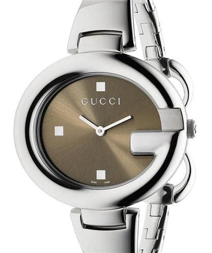 gucci 27mm brown guccissima watch on wrist|Gucci Guccissima Watch, 27mm .